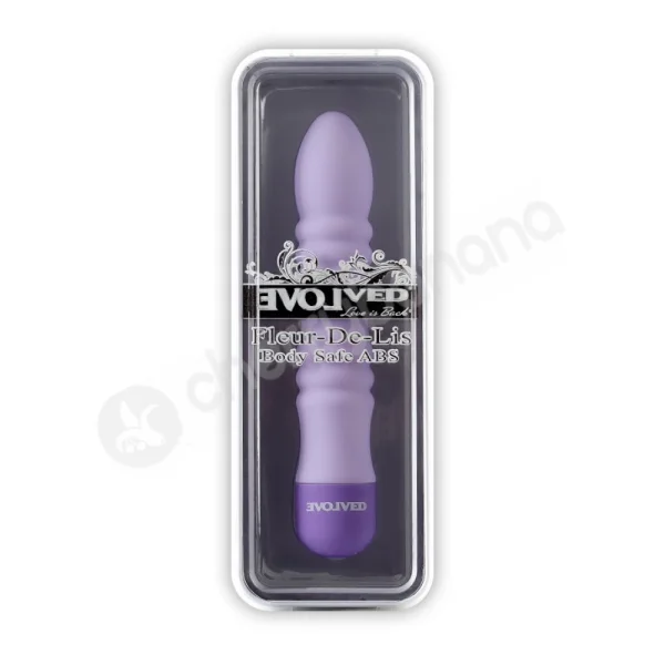 Fleur De Lis Desire Purple Vibrator