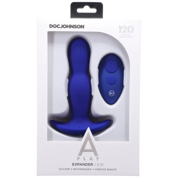 A-play Expander Rechargeable Silicone Anal Plug With Remote