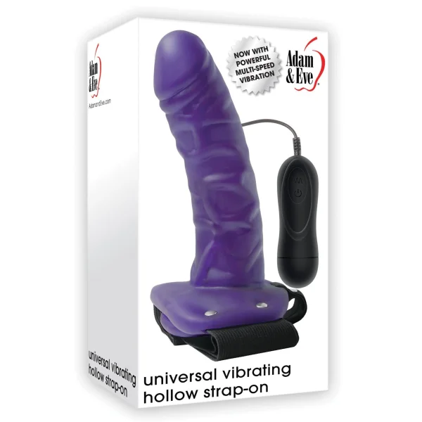 Adam & Eve Universal Vibrating Hollow Strap-On