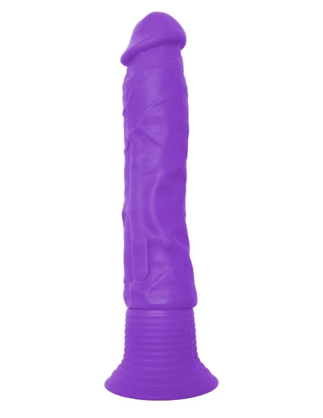 Neon Wall Banger Vibrating Dildo
