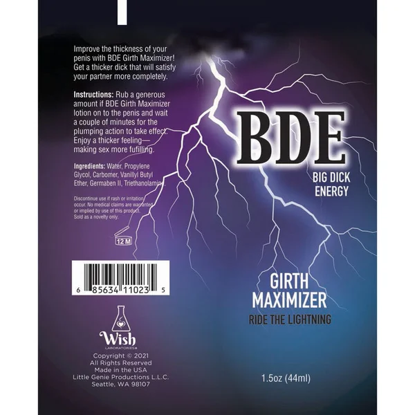Big Dick Energy Girth Maximiser Male Enlarger Cream - 44 ml Tube — image 3 of 3