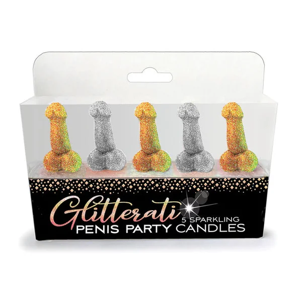 Glitterati - Penis Party Candles Novelty Candles - 5 Pack — image 2 of 2