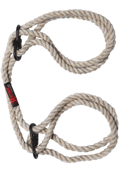 KINK - Hogtied - Bind & Tie - 6mm Hemp Wrist or Ankle Cuffs