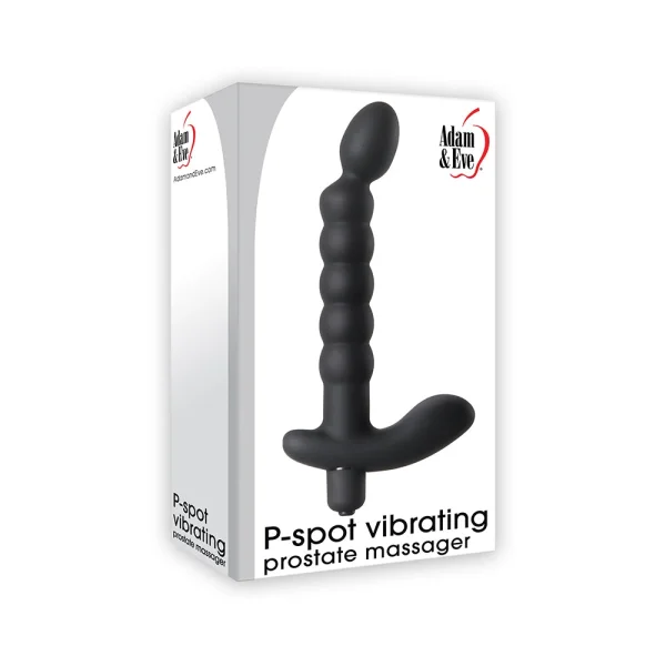 P-Spot Vibrating Prostate Massager Black