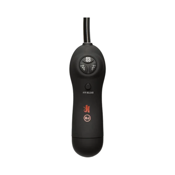 Kink Swell  Auto Vibrating Nipple Sucker Cups Black