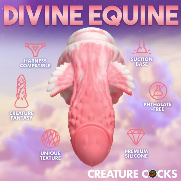 Creature Cocks - Pegasus Pecker Winged Silicone Dildo