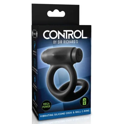 Sir Richard s Control Vibrating Silicone Cock and Ball C Ring