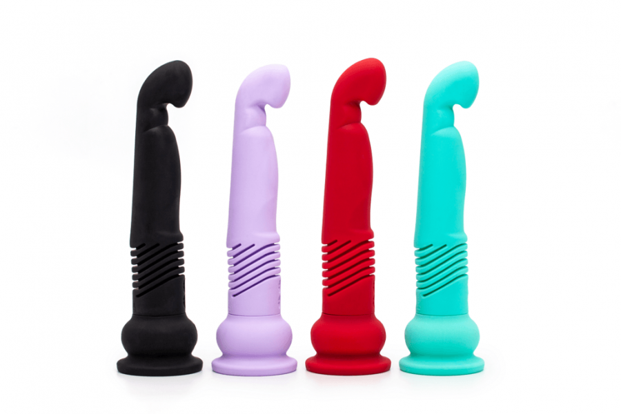 Velvet Thruster Teddy GS Self-Propelled G-Spot Thrusting Dildo