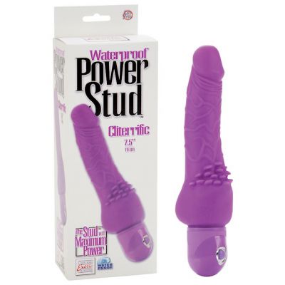 Waterproof Power Stud Cliterrific Purple
