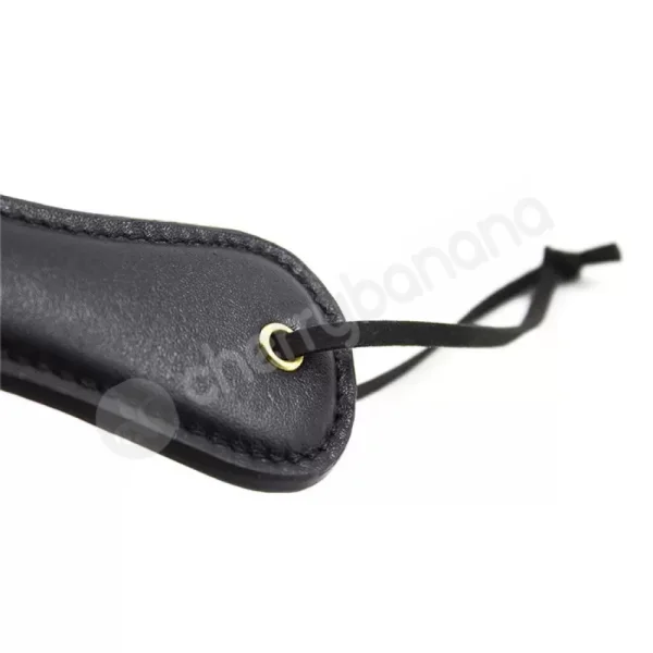 Cherry Banana Dare Black Faux Leather Bondage Paddle