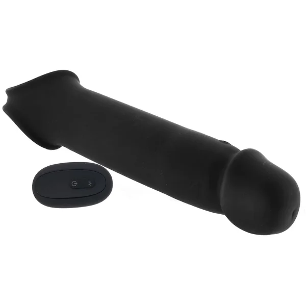 Renegade Brute Vibrating Silicone Penis Extender with Remote