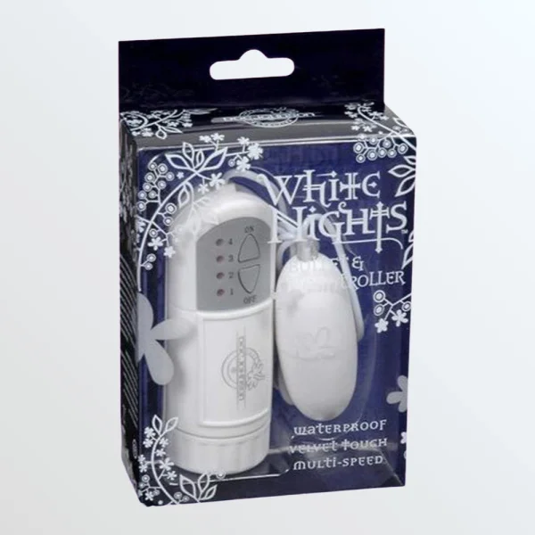 Doc Johnson 'White Nights' Bullet and Controller G-Spot Vibrator — image 5 of 6