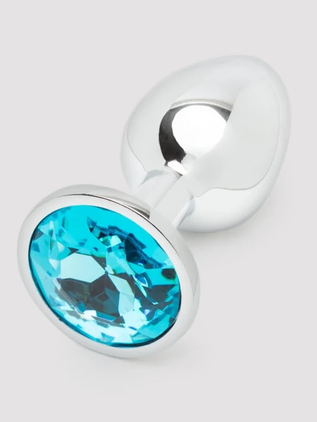 Lovehoney Blue Jewelled Metal Beginner's Butt Plug 2.5 Inch — image 11 of 14
