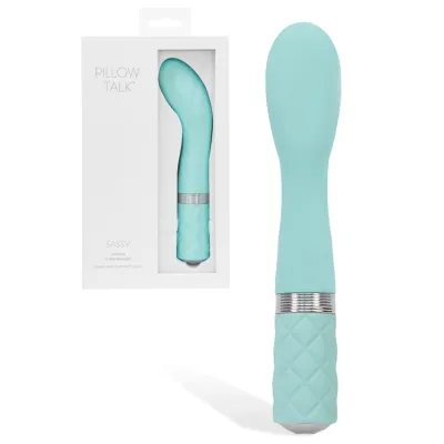 Pillow Talk Sassy 7 8 G Spot Vibrator with Swarovski Crystal Accent