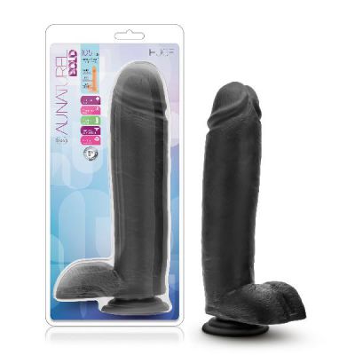 Au Naturel Bold Huge 10 5 Inch Dildo Black