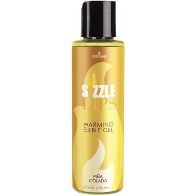 Sizzle Lips Pina Colada Warming Gel 125ml 4 2oz