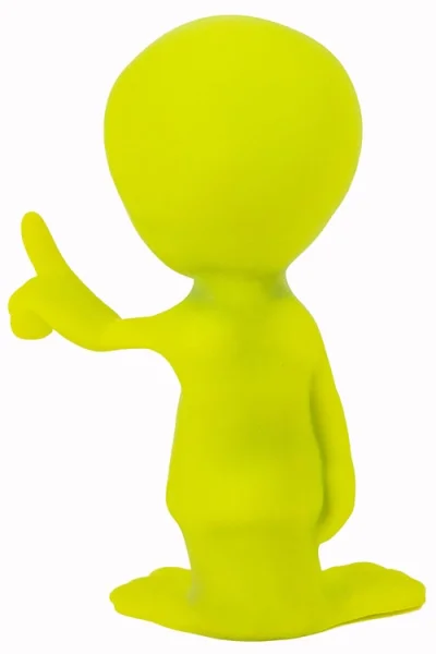 Velvet Brands Alien Vibrator 5.2" Glow In The Dark Vibrator