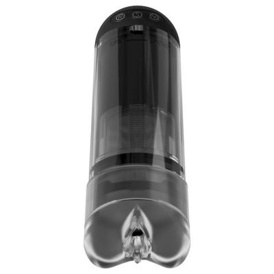 Pdx Elite Extender Pro Vibrating Pump Clear black