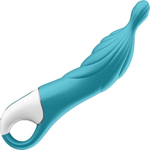 Satisfyer A-Mazing 2 Rechargeable Waterproof 12-Function A-Spot Vibrator - Turquoise