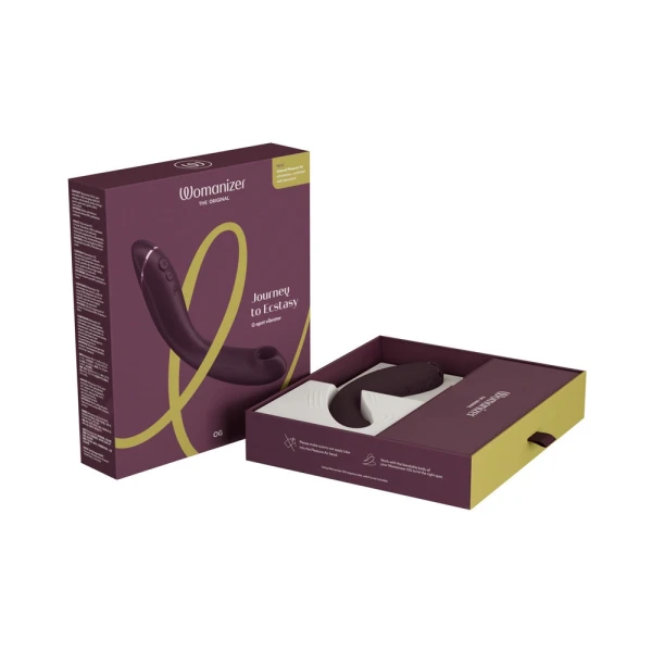 Clitoral Stimulation:  Womanizer Og G-spot Pleasure Air Stimulator Aubergine