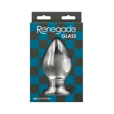 Renegade Glass Knight Anal Plug Clear