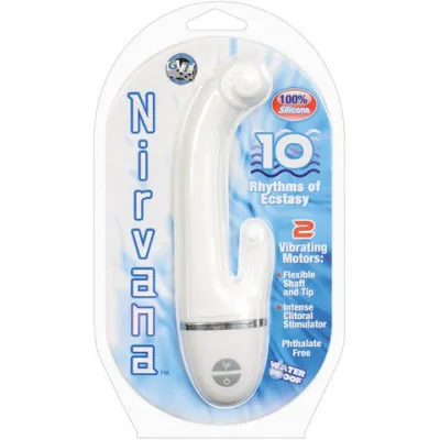 NIRVANA WHITE SILICONE 7 5 INCH WATERPROOF