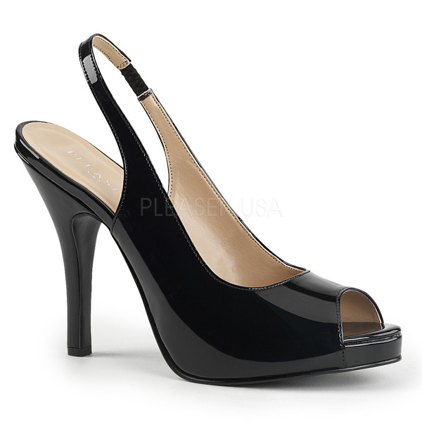 5 inches Heel, 1/2 inches PF Peep Toe Slingback Sandal — image 9 of 12