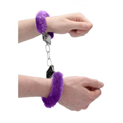 Beginner s Handcuffs Furry Purple Bdsm Handcuffs