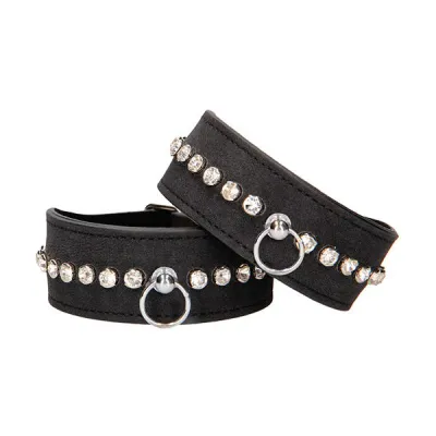 Ouch Diamond Studded Ankle Cuffs