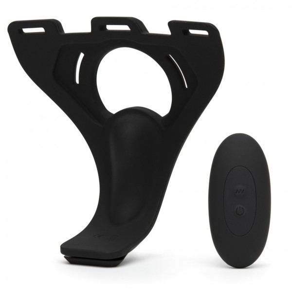 Doc Johnson Silicone Hollow Remote Control Strap-On Set 9 Inch — image 4 of 18