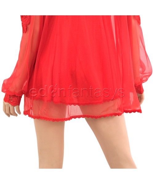 Chiffon peignoir set
