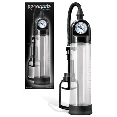 nsnovelties 8 Penis Pump with Pressure Gauge Trigger Handle