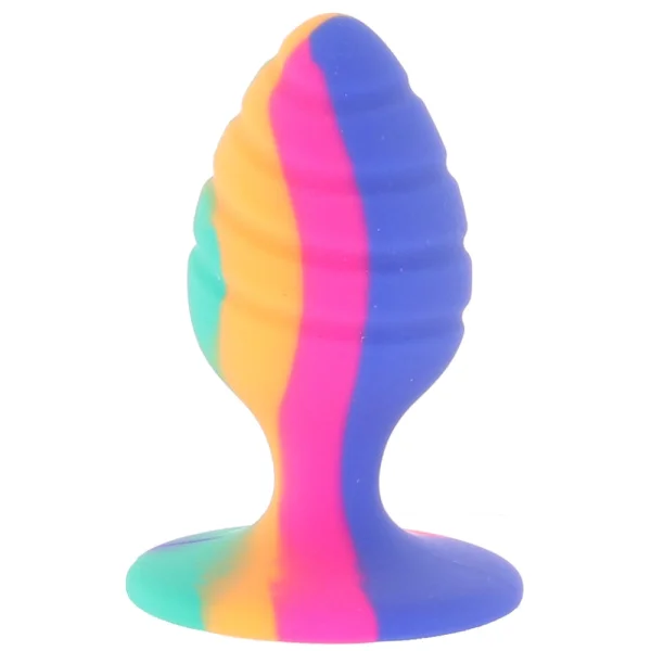 Cheeky Medium Swirl Tie Dye Butt Plug