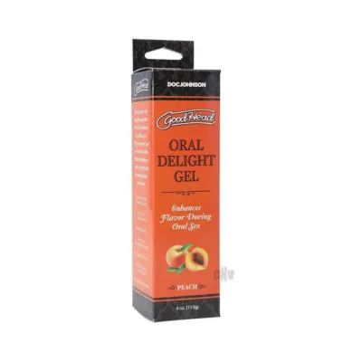 Goodhead Oral Delight Gel Peach 4 Oz