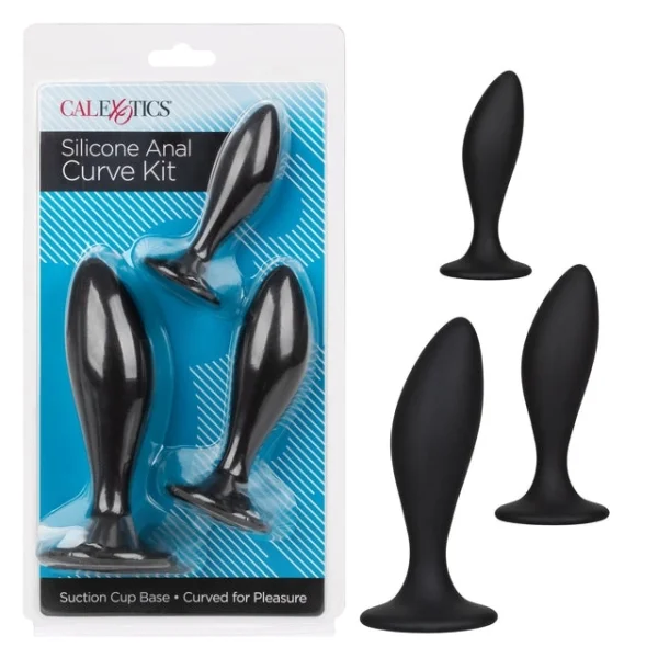Silicone Anal Curve Kit - 3 Butt Plugs — image 5 of 7