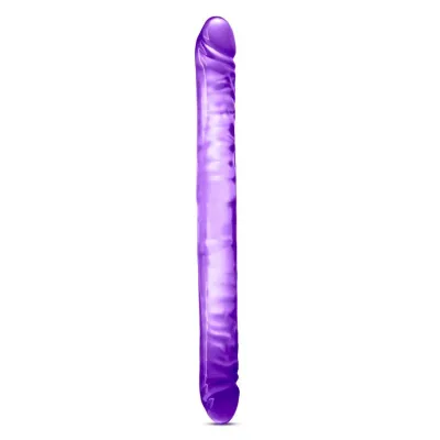 B Yours 18 Double Dildo Purple