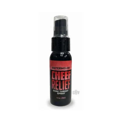 Oral Sex Products Cheef Relief Throat Spray Watermelon 1 Oz