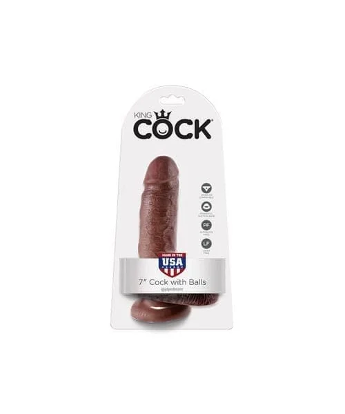 King Cock 7-Inch Cock Brown