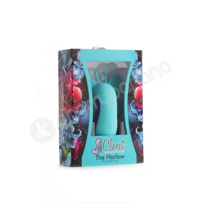 The Harlow Flutterfly Turquoise Vibrator