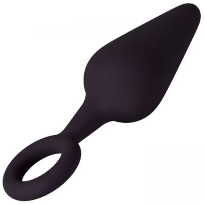 Bondara Black Silicone Pacifier Butt Plug 4 5 or 6 Inch