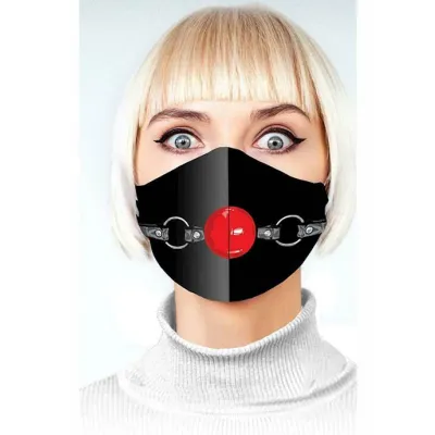 Super Naughty Ball Gag Mask