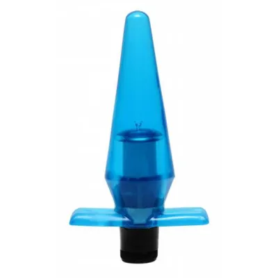 Mini Butt Plug Vibe Blue