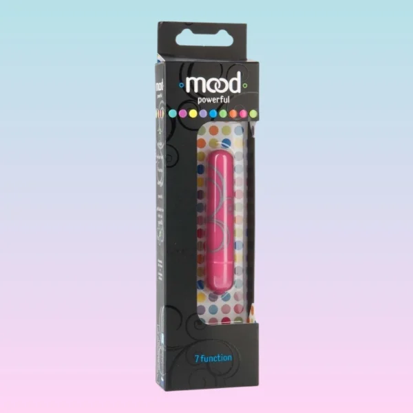 Doc Johnson Mood - Powerful Bullet-Style Pink Super-Quiet Vibrator