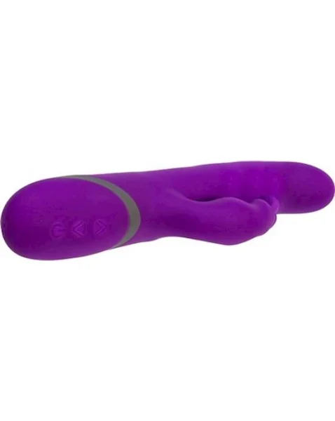 The Cha-cha Rabbit Vibrator - Purple - 9.2 Inch