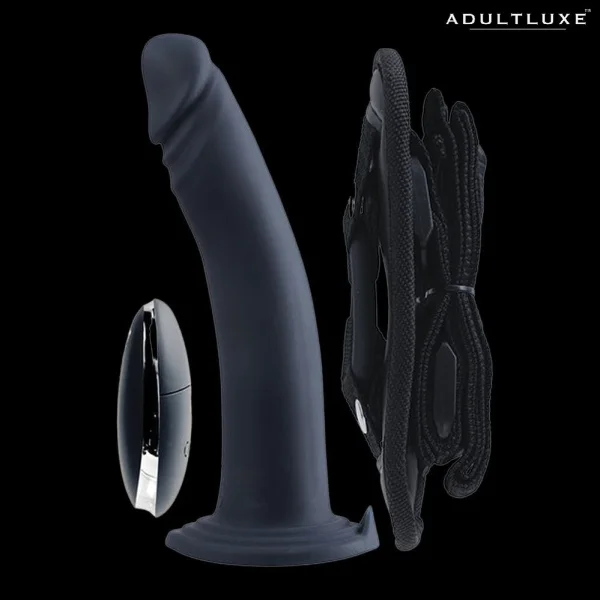 Vedo Diki Rechargeable Vibrating Dildo and Harness — image 4 of 8