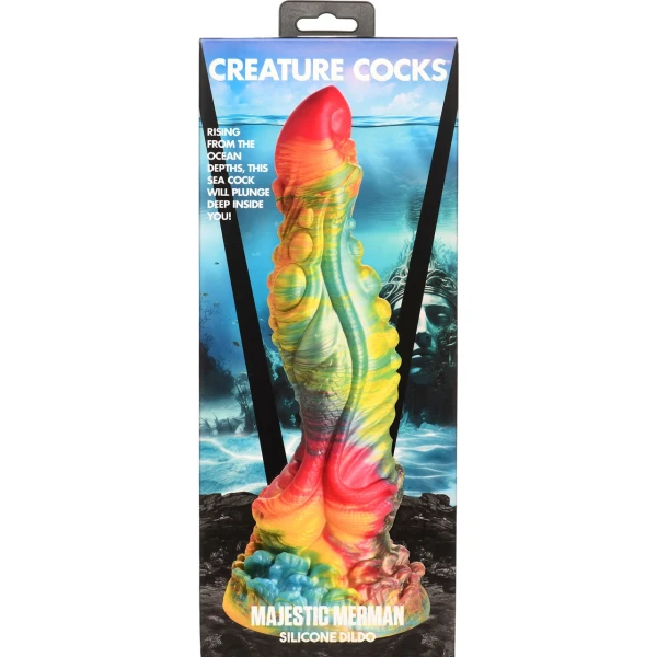 Majestic Merman 10" Silicone Suction Cup Dildo By Creature Cocks