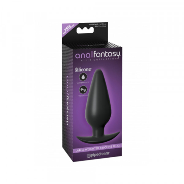 Anal Fantasy Elite Large Weighted Silicone Plug