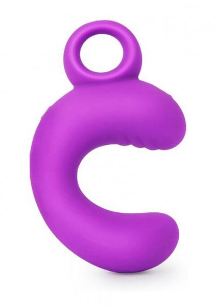 Climax Elite - DIANA 9x C-sharped Vibrator - Purple - Best Silicone Vibrator