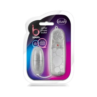 B Yours Glitter Power Bullet Silver