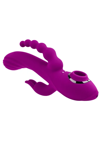 Fourgasm Triple Stimulator Sucking Rabbit Vibe